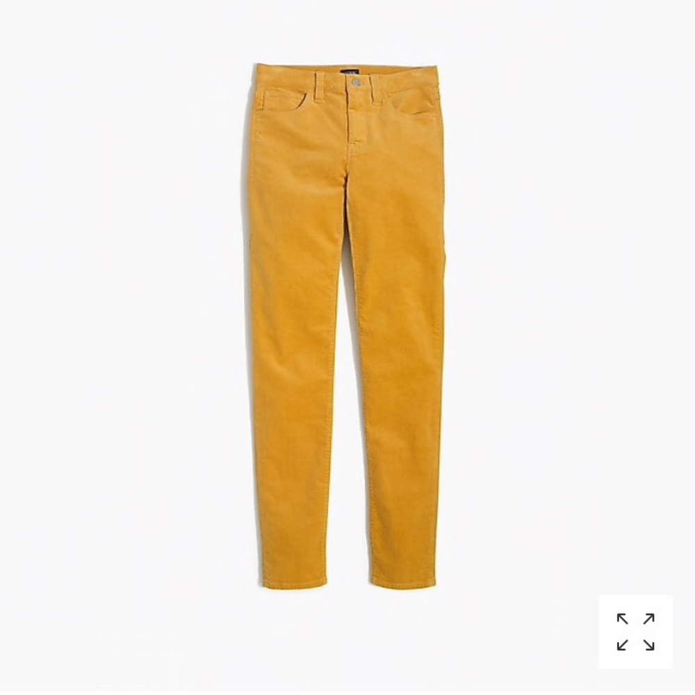 J crew mustard cords